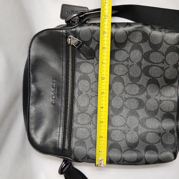 Coach Houston Flight Canvas Coated Crossbody Messenger bag (mens) - Picture 13 of 15